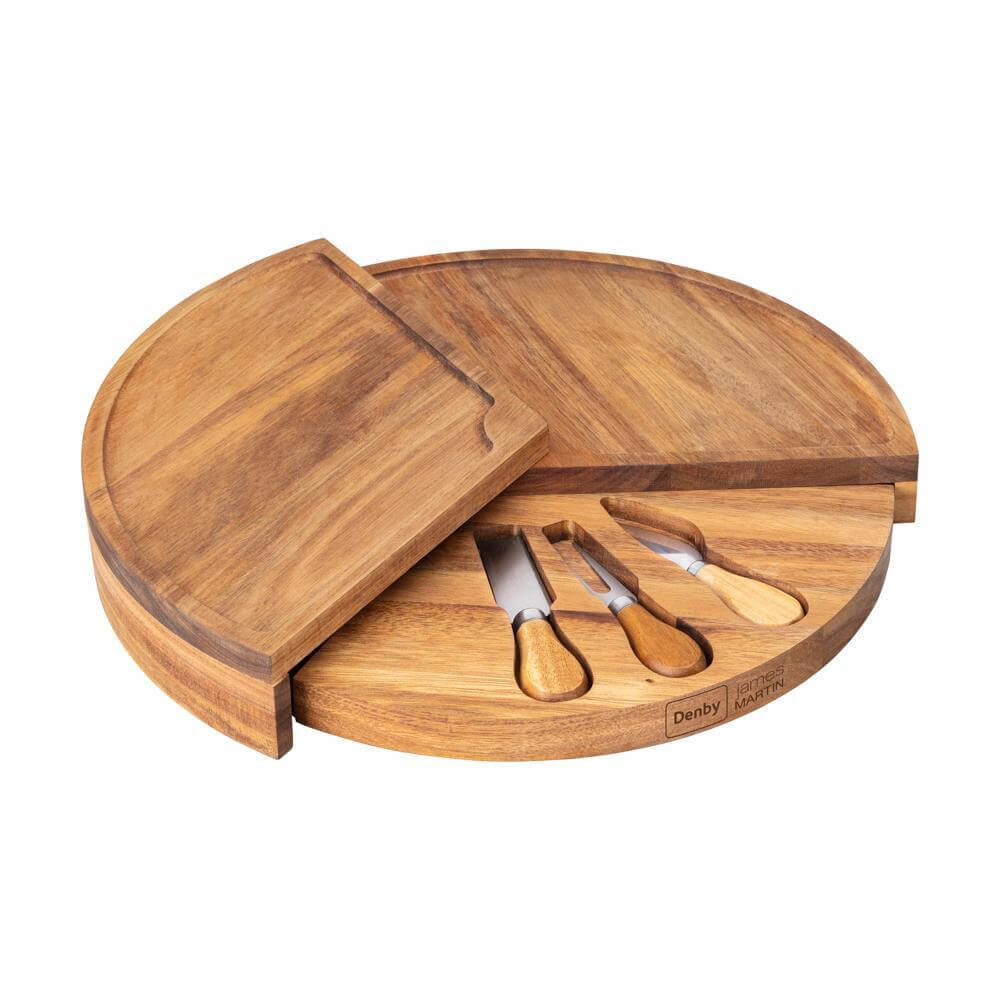 Denby James Martin 4 Piece Cheese Board Set